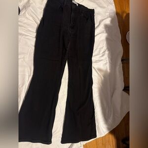 Abercrombie & Fitch Black Ultra High Rise Pants